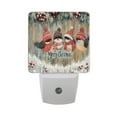 thumbnail image 6 of ALAZA Cute Birds in Christmas Night Lights 2 Pack Plug-in Wall LED Nightlight Auto Dusk-to-Dawn Sensor Lamps, 6 of 7