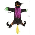 thumbnail image 2 of Crashing Witch into Tree Halloween Decorations Halloween Witch Tree Decorations Halloween Hanging Outdoor Yard Tree Decorations, 2 of 7