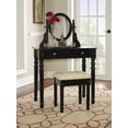 thumbnail image 2 of Cecelia Vanity Set in Black, 2 of 5