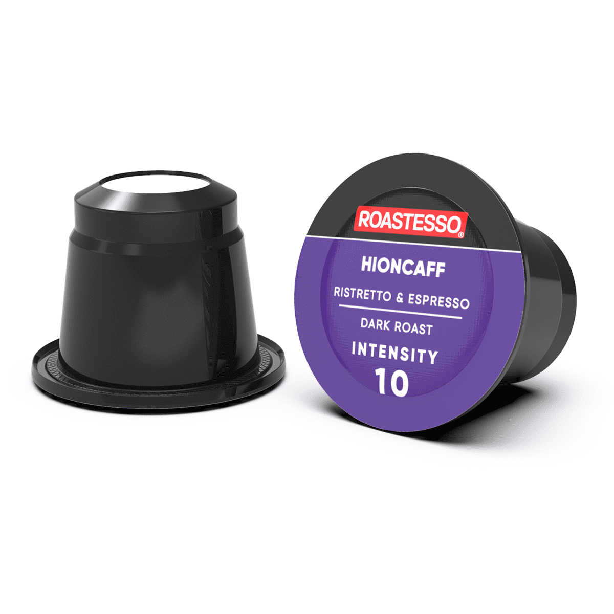 Roastesso Coffee Hioncaff Strong Nespresso Pods Compatible OriginalLine Espresso Capsules, Intensity 10 (40 Count)