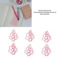 thumbnail image 4 of 90 Clips de Papel de Metal Creativos Bonitos y Portátiles para Estudiantes y Suministros de Oficina Resistentes y duraderos ANGGREK  Otros, 4 of 8