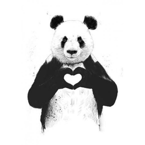 All You Need is Love Poster Print by Balazs Solti, 10 x 14 - Small