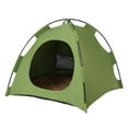 thumbnail image 2 of Cat House Pet Tent Nest Attachments Wear Resistant Cat Sleeping Bed Small Dog Bed for Camping Kitten Puppy Cats and Small Dog Green M, 2 of 7