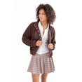 thumbnail image 2 of Brown Slope Fleece Jacket - Women's Cozy Sherpa Outerwear, 2 of 4