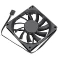 thumbnail image 3 of Ventilador más frío, Resistencia A Alta Temperatura de Alta Temperatura A Prueba de Polvo de Enfriamiento de Cpu de Bajo Ruido de Bajo, Gran Volumen de Aire para Computadora de, 3 of 7