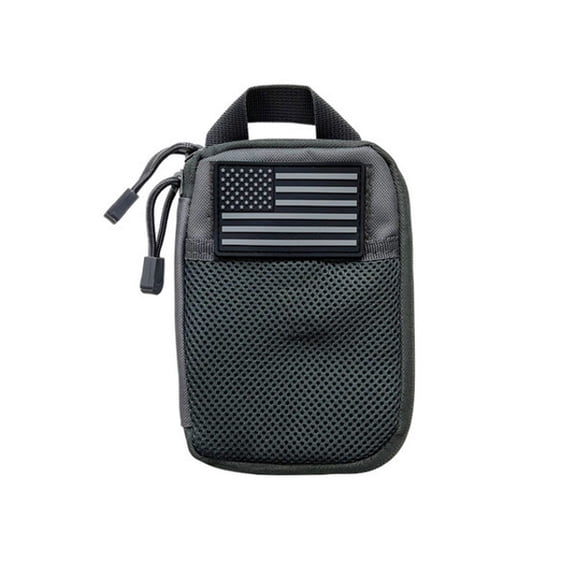 NcSTAR 1134717 Urban Gray 7.5x5.3x.75" PVC Material Zippered Utility Pouch