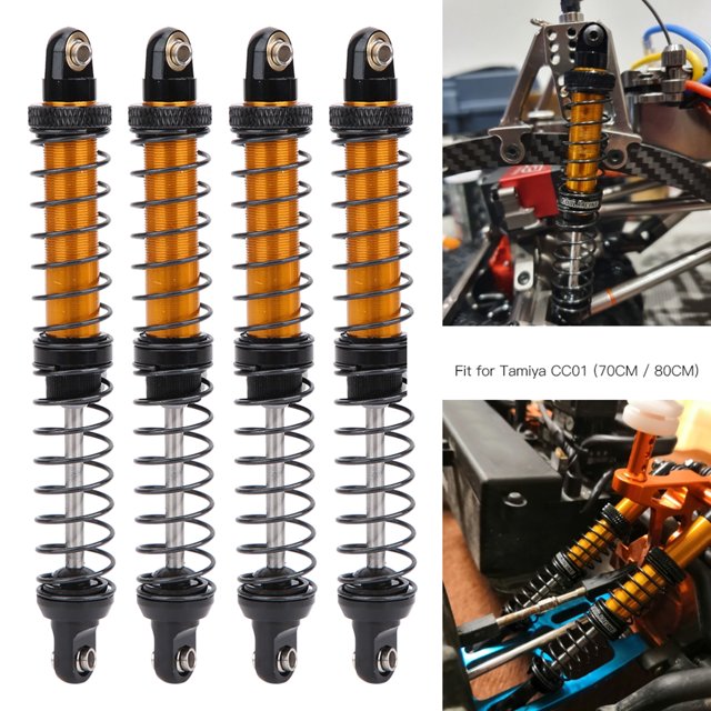 Accesorio RC naranja negro amortiguador de puntales de choque estable fácil de instalar para Tamiya CC01 RC ANGGREK Otros