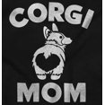 thumbnail image 2 of Corgi Mom Dog Pet Parent Fur Mama Women's Graphic T Shirt Tees Brisco Brands L, 2 of 5