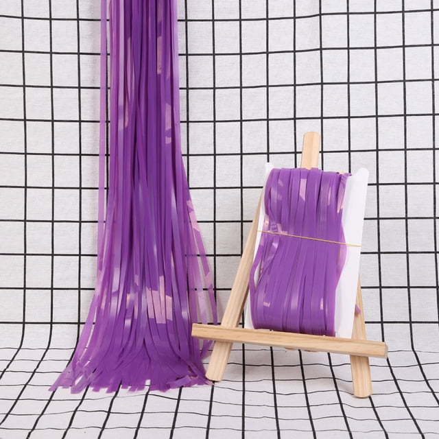 UPGRATOR Jupe de Table à Franges Violette Fond de Photographie Festivals 1Ensemble