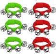 thumbnail image 1 of 6 PCS Hand Bells with Wrist Straps-Percussion Rhythm Instruments, Jingle Bells for Musical Practice,Dance Classes,Festive Parties and Christmas Decorations Accessories, 1 of 7