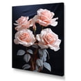 thumbnail image 2 of Designart "Pink Flowers Pastel gracefulness II" Floral Wall Decor, 2 of 5