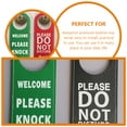 thumbnail image 4 of OULII 2Pcs Door Sign for Hotel Double Sided Hanging Modern Warning, 4 of 8