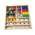 thumbnail image 1 of Milaget Kids Nut and Bolts Toy Building Construction Set for Birthday Gift Preschool, 1 of 9