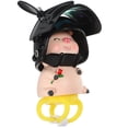 thumbnail image 4 of Decoración frontal de bicicleta de cerdo, casco, decoración de muñeca, casco decorativo, adorno de cerdo, 4 of 6