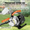 thumbnail image 2 of KFFKFF 1.1HP 978 GPH 131 ft Head Shallow Well Pump Portable Garden Water Jet Pump, 2 of 9