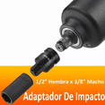 thumbnail image 2 of Juego Adaptadores Para Dados Y Llaves De Impacto 6 Pz Rojo/Negro, 2 of 4