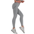 thumbnail image 3 of QAFOPEH Women High Waist Tummy Control Seamless Workout Solid Color Yoga Pants, 3 of 7