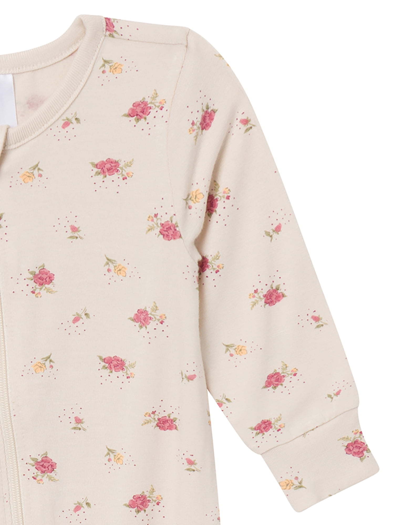 Modern Moments by Gerber Baby Neutral Super Soft Viscose Two-Way Zip Coverall, Sizes Newborn - 24 Months
