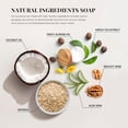 thumbnail image 4 of Mens Bar Soap Bath Sets for Men Father's Day Gifts, Natural Clean & Fresh & Moisturizing & Exfoliating Scrub Soap Bar|3.5oz of 6 Bars, 4 of 10