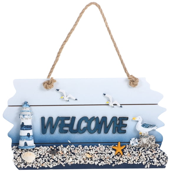 MasteelfCA Panneau en Bois Délicat 1 Pce Excellent Panneau de Porte Pendentif de Bienvenue à la Mode