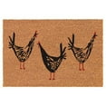 thumbnail image 2 of Hbdhejl Funny Christmas Chicken Door Mat Slip Dirty Door Rug For Entrance Front Door Outdoor Entrance Porch Mat With Slip Polyester Funny Christmas Floor Mat, 2 of 6