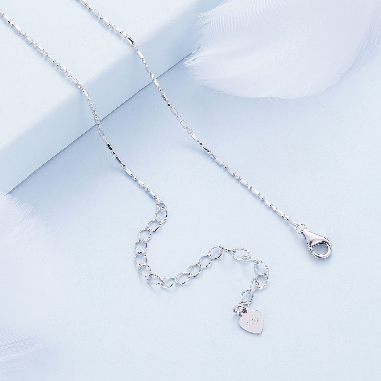 Fluttering Butterfly Necklace - 925 Silver Adjustable Chain Delicate Pendant Jewelry for Women