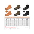 thumbnail image 2 of Frontwalk Mens Walking Shoes Lace Up Ankle Booties Comfort Sneakers Outdoor Fashion Skate Shoe Men Casual Flats Black 11, 2 of 8