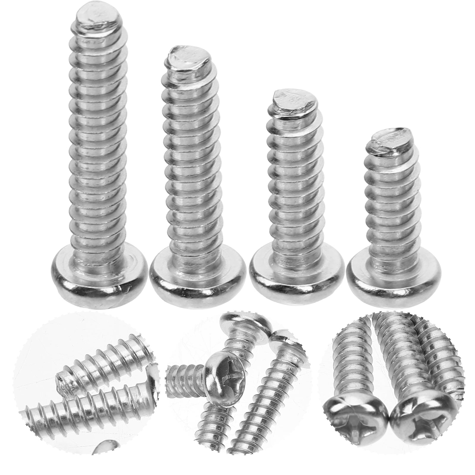 unbranded  Self Tapping Screws for Metal Replacement Screwdriver Concrete Silver