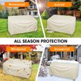 thumbnail image 6 of Usloyux Under $5 Patio Bench Cover, Waterproof Sun Resistant Outdoor Furniture Protector, Universal Fit for Loveseat Protection, Sofa Cover, Lawn Chair Preservation, 6 of 8