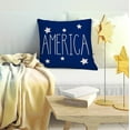 thumbnail image 2 of BSJJY 4th of July Patriotic Pillow Covers, American Flag Decorative Throw Pillowcase Independence Day Stars and Stripes Outdoor Cushion Cover for Sofa Living Room Decor, 2 of 2