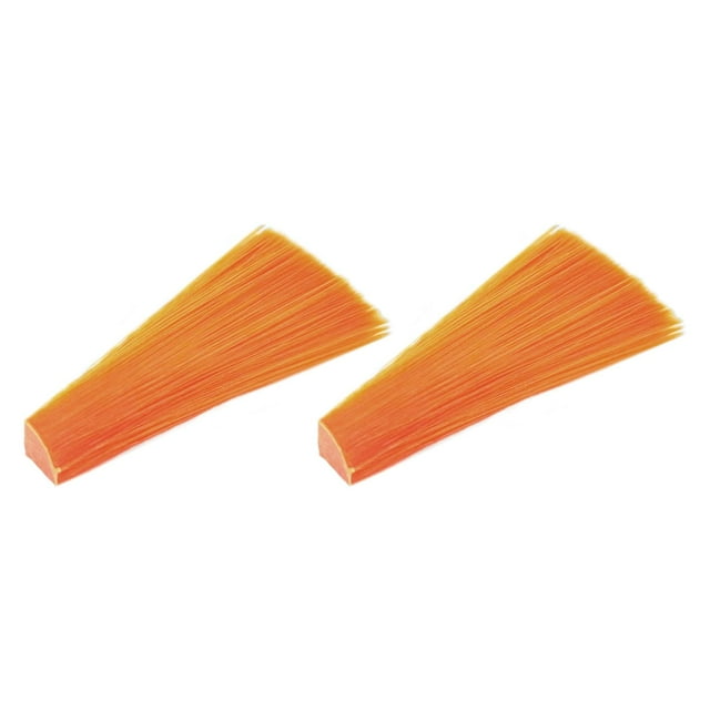 2 piezas de Materiales para atar moscas Zulema Hilo Naranja