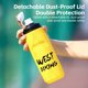 thumbnail image 1 of WEST BIKING Botella de agua para bicicleta Hervidor deportivo a prueba de fugas (Amarillo 750ML), 1 of 4
