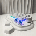 thumbnail image 2 of 17-Key Customized Keyboard, TYPE-C Port Wired Connection, Can Be Customized Keys, in Line with A Variety of Scenarios,1 x wired keyboard 1 x Data Cable,White, 2 of 8
