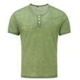 thumbnail image 2 of Otvok Men's Short-Sleeved Button-Down T-Shirt with Collar Comfortable Sports Casual Round-Neck Top, 2 of 4