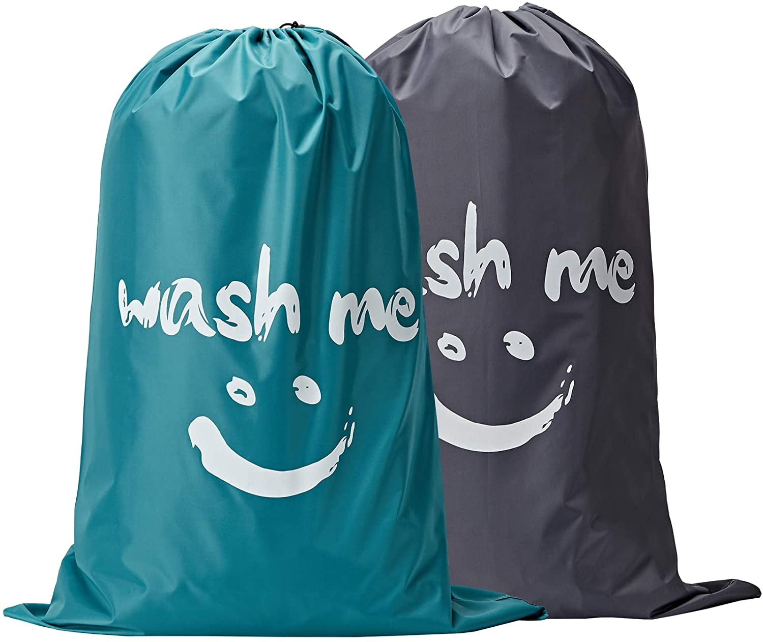 2 Pack Laundry Bag, Rips Tears Resistant Large Dirty Clothes Storage ...