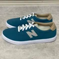 thumbnail image 1 of New Balance All Coasts 55 Sneakers Mens 10 Teal Blue Canvas Lace Up Beach Resort, 1 of 6