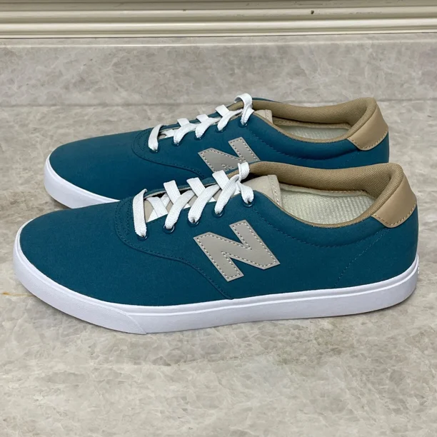 New Balance All Coasts 55 Sneakers Mens 10 Teal Blue Canvas Lace Up Beach Resort