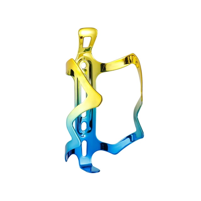 Bike Bottle Cage Aluminum Alloy Bicycles Decoration Drink Beverage Organization Cup Holder Cycling Drink Rack Bracket Riding Outdoor Sports Decorative Fixing Gold Blue