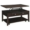 thumbnail image 5 of Coaster Bradford 3-piece Lift Top Coffee and End Table Set Walnut, 5 of 7