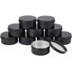thumbnail image 1 of 10 latas redondas de 5 oz con tapa de rosca de aluminio para bálsamo labial, exfoliantes, especias, caramelos, té, caja de cosméticos de viaje de verano y suministros para decoración de uñas, 1 of 8