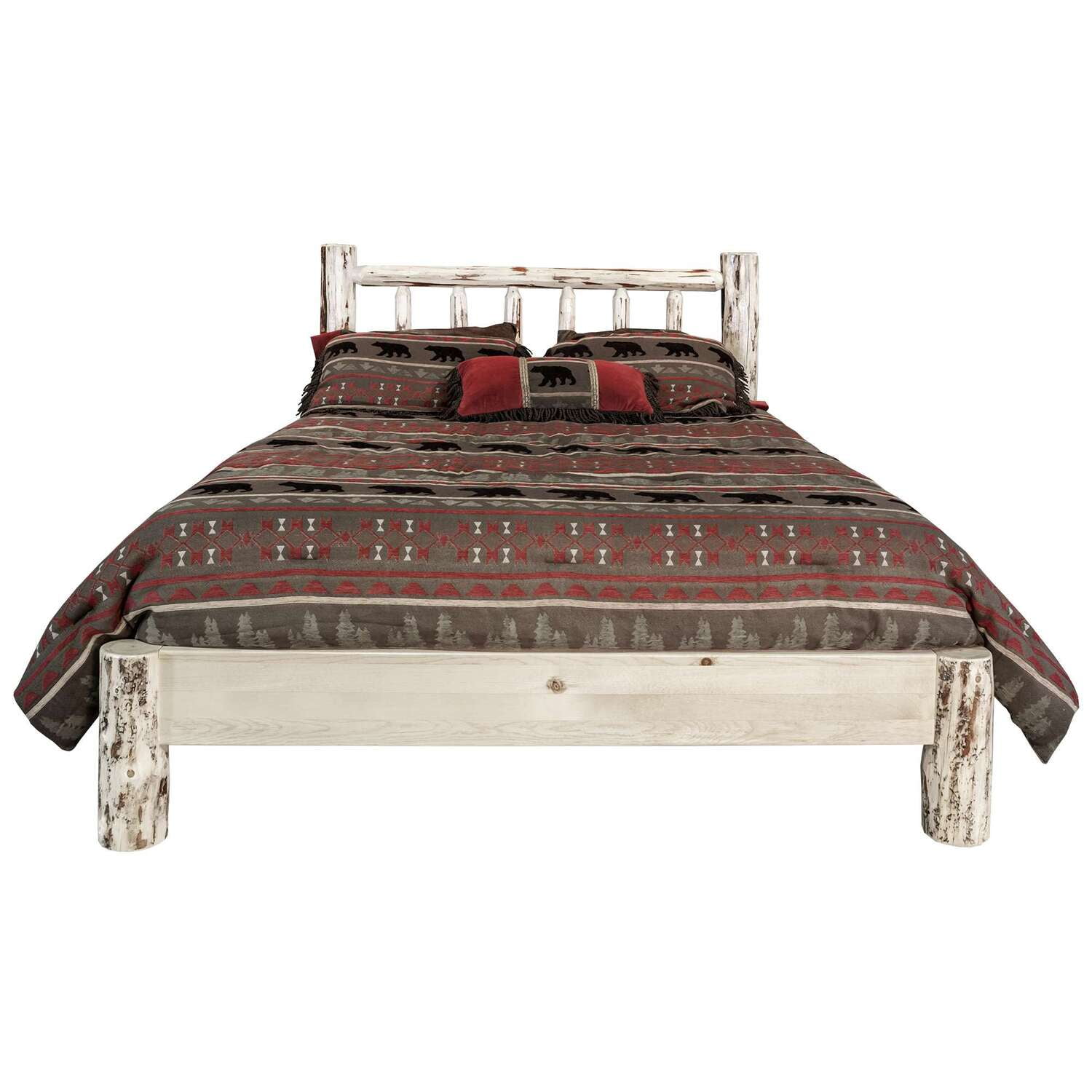 Montana Collection Full Platform Bed, Ready to Finish