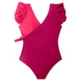 thumbnail image 4 of Women's Sexy Solid Color Plus Size Bikini Swimsuit Perfect For Beach, 4 of 4