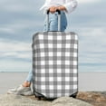 thumbnail image 6 of Picia Gray Checkboard Luggage Protector Cover Thicken Suitcase Protector Cover Fit 18-32 Inch Luggage-Medium, 6 of 9
