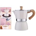 thumbnail image 3 of Cafetera Clásica Italiana Percodor Ol 150/300 Ml 3 Tazas / 6 150ml Sunnimix Cafetera de cocina Moka Maker, 3 of 8