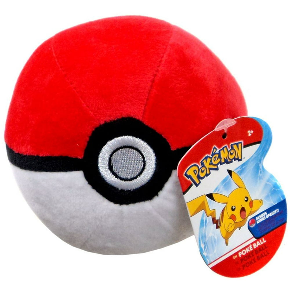 pokeball plush keychain