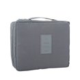 thumbnail image 1 of Neceser de viaje Infidev de gran capacidad con gancho. Neceser impermeable de pie para cosméticos para hombre y mujer. Organizador multicompartimento con elástico y cierre de cremallera. Tela Oxford., 1 of 5