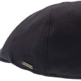 thumbnail image 5 of Walrus Hats Black Luxe Grand Master Duckbill Cap – Classic 6-Panel Wool Blend Flat Cap – Suede Brim Underside & Soft Cotton Liner for Timeless Comfort, 5 of 7