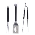 thumbnail image 1 of set de tres utensilios para asador negros, 1 of 6