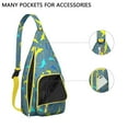 thumbnail image 3 of Shark Week Special Sling Backpack - Multiple Shark Species Educational Print, 3 of 4