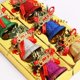 thumbnail image 5 of Juego de 6 campanas navideñas en macetas para decoración de fiestas familiares, fiestas navideñas, árboles de Navidad, ratán, decoraciones en macetas, 5 of 5